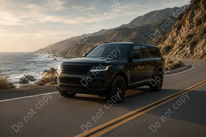 Cinematic Driving Scene Photos