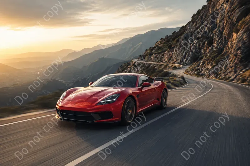 Cinematic Driving Scene Photos