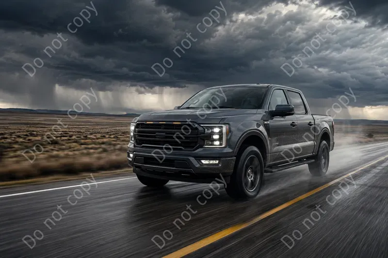 Cinematic Driving Scene Photos