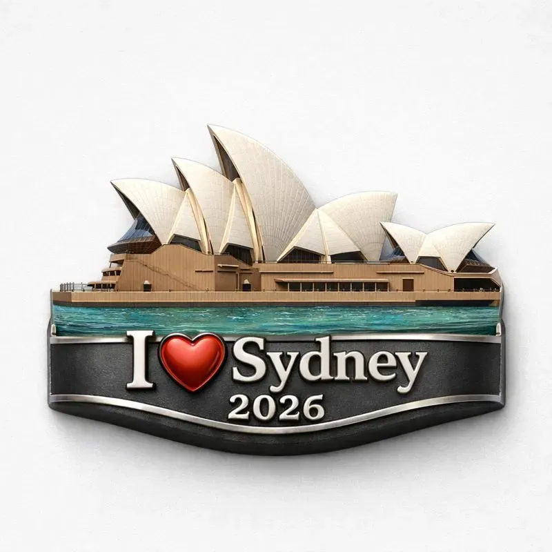 Luxury 3D Travel Magnets