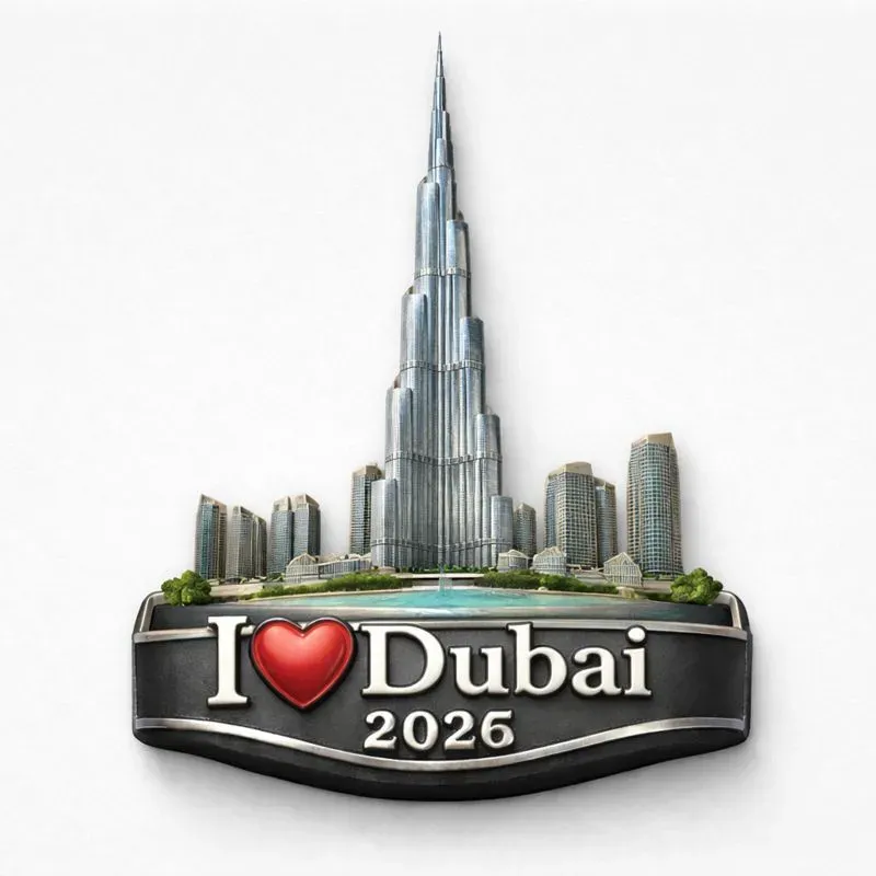 Luxury 3D Travel Magnets