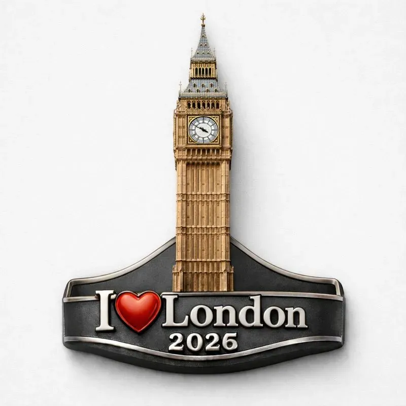 Luxury 3D Travel Magnets