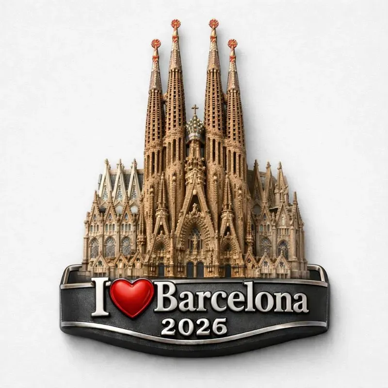 Luxury 3D Travel Magnets