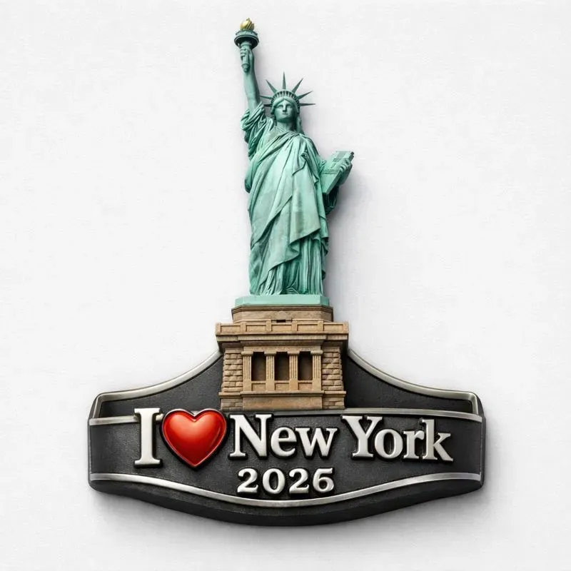 Luxury 3D Travel Magnets