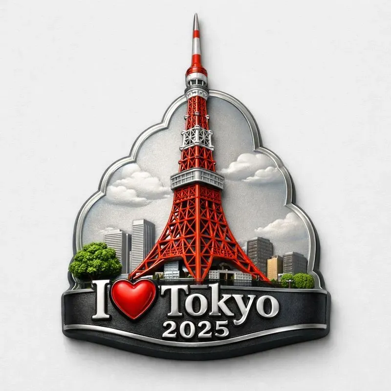 Luxury 3D Travel Magnets