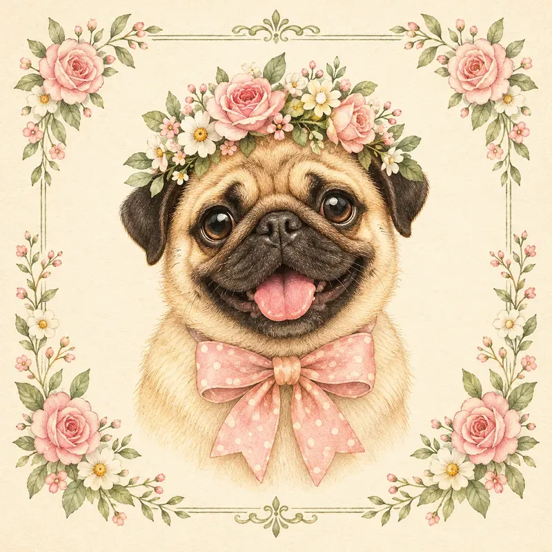 Pet Portrait Illustrations