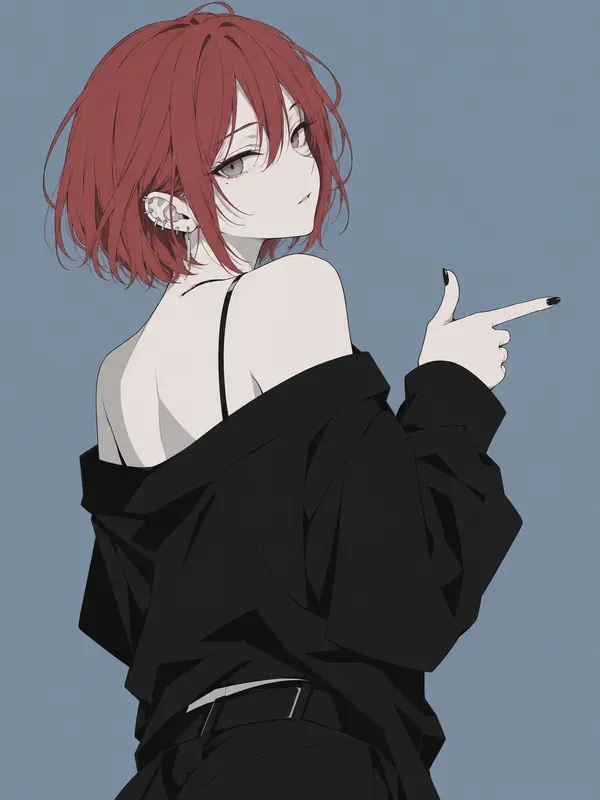 Simple Flat Anime Illustrations