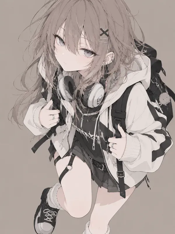 Simple Flat Anime Illustrations