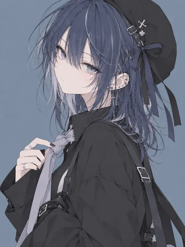 Simple Flat Anime Illustrations