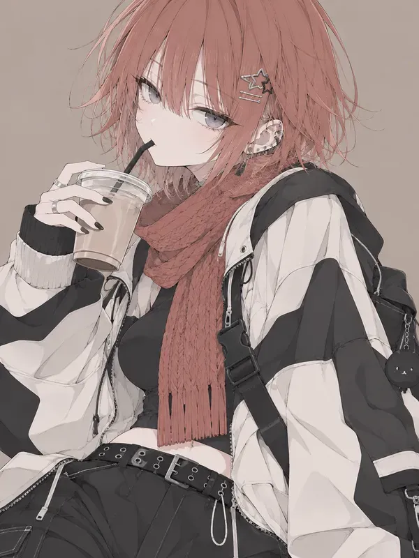 Simple Flat Anime Illustrations