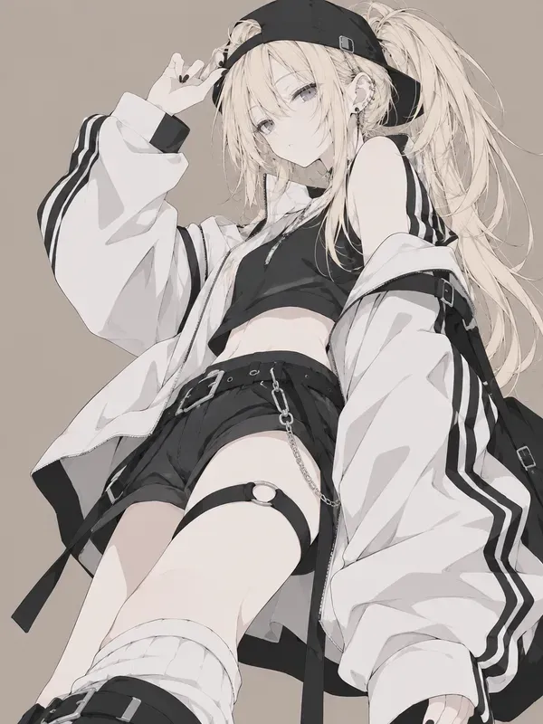 Simple Flat Anime Illustrations
