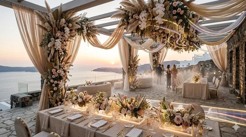 Boho Tech Event Venue Visuals