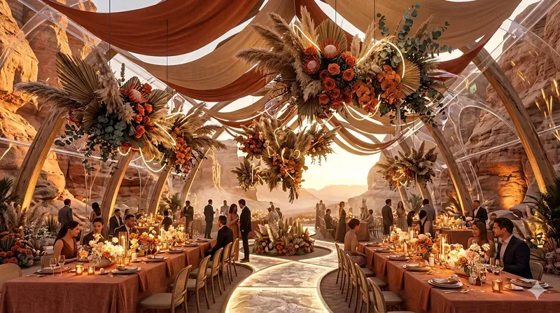 Boho Tech Event Venue Visuals