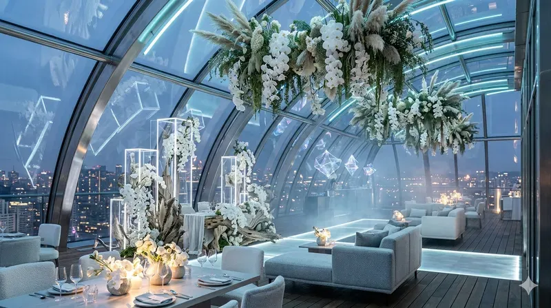 Boho Tech Event Venue Visuals