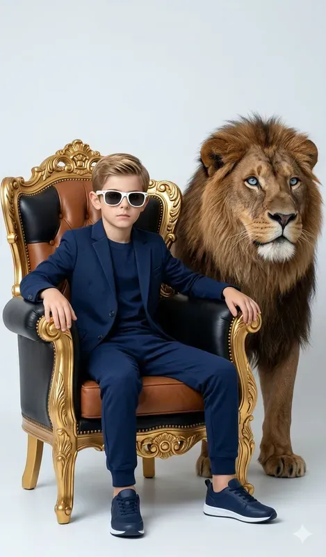 Royal Throne White Lion Portraits