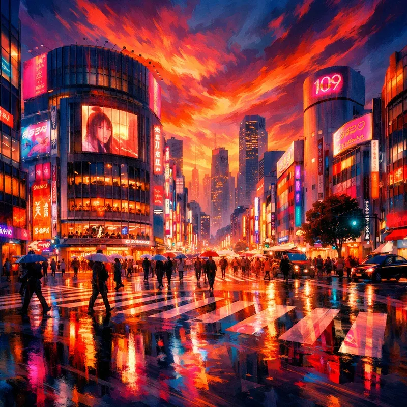 Neon World Metropolises