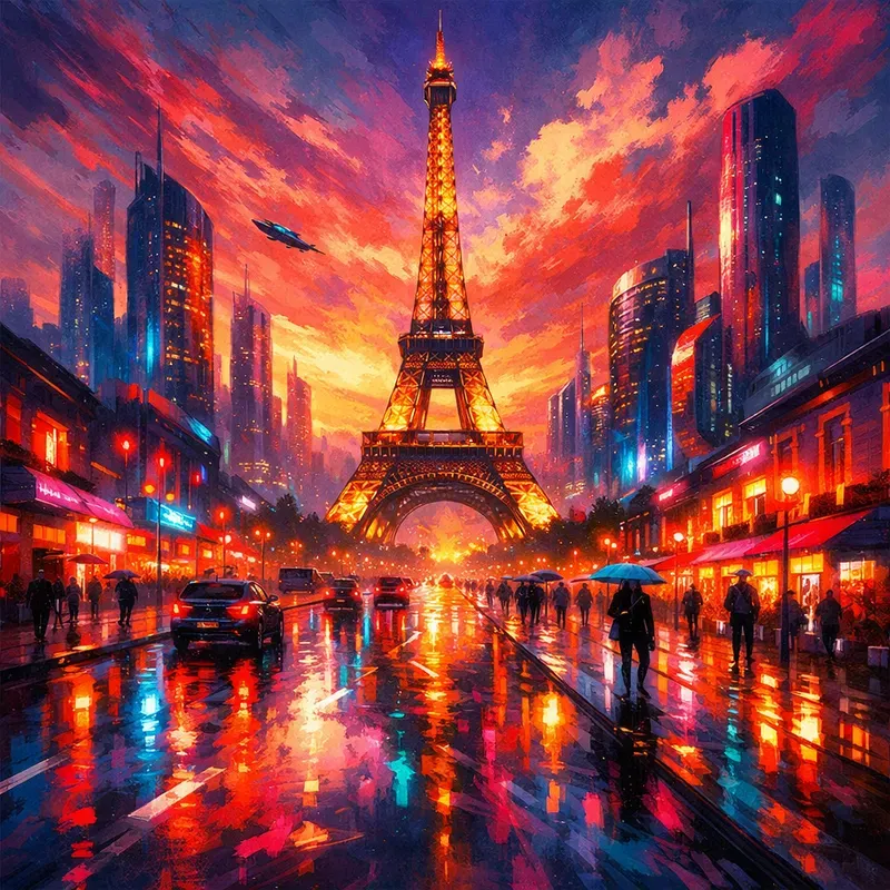 Neon World Metropolises