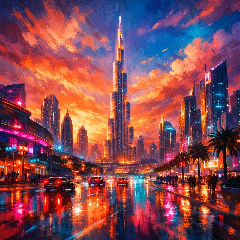 Neon World Metropolises