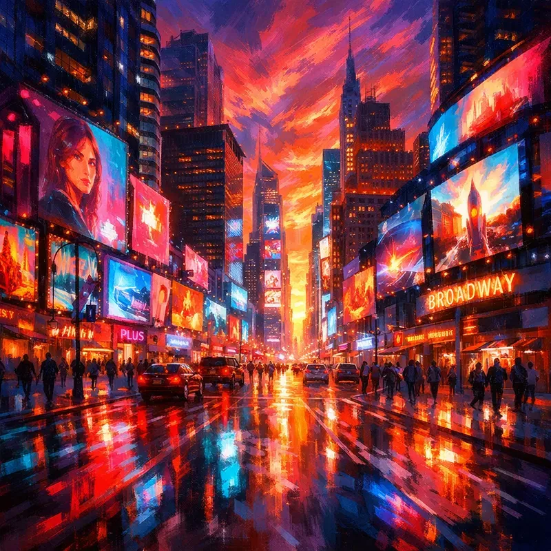 Neon World Metropolises