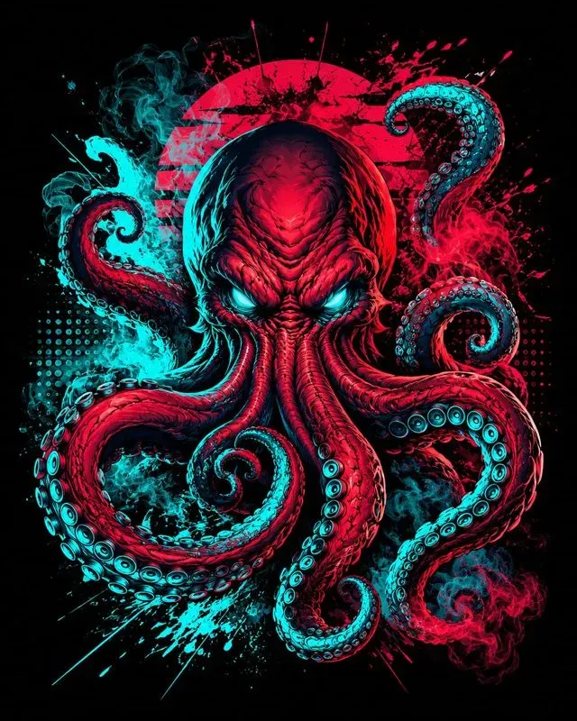 Neon Mythical Creature Tshirt Generator