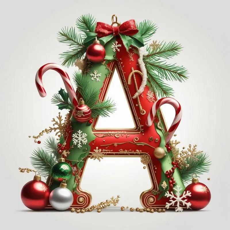 Holiday Alphabet Numbers Generator