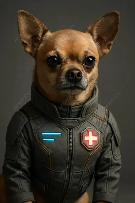 Epic Tiny Dog Portraits Hyperrealistic