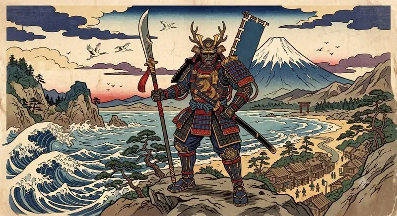 Ukiyoe Woodblock Print Art