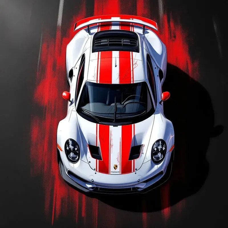 Sports Cars Pencil Drawings