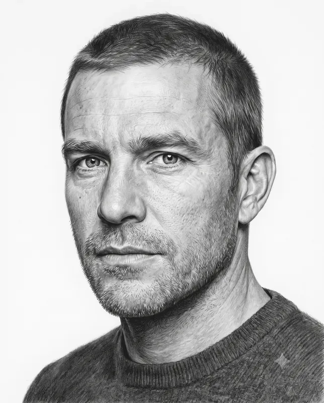 Hyperrealistic Pencil Portrait Sketches