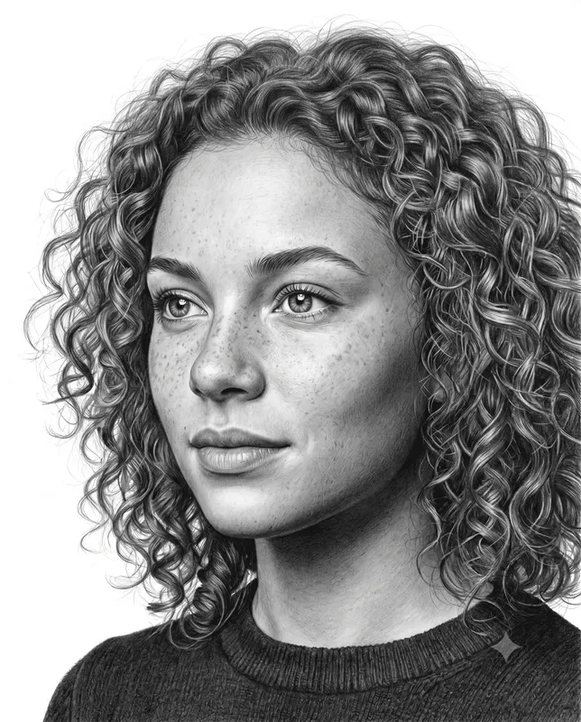 Hyperrealistic Pencil Portrait Sketches