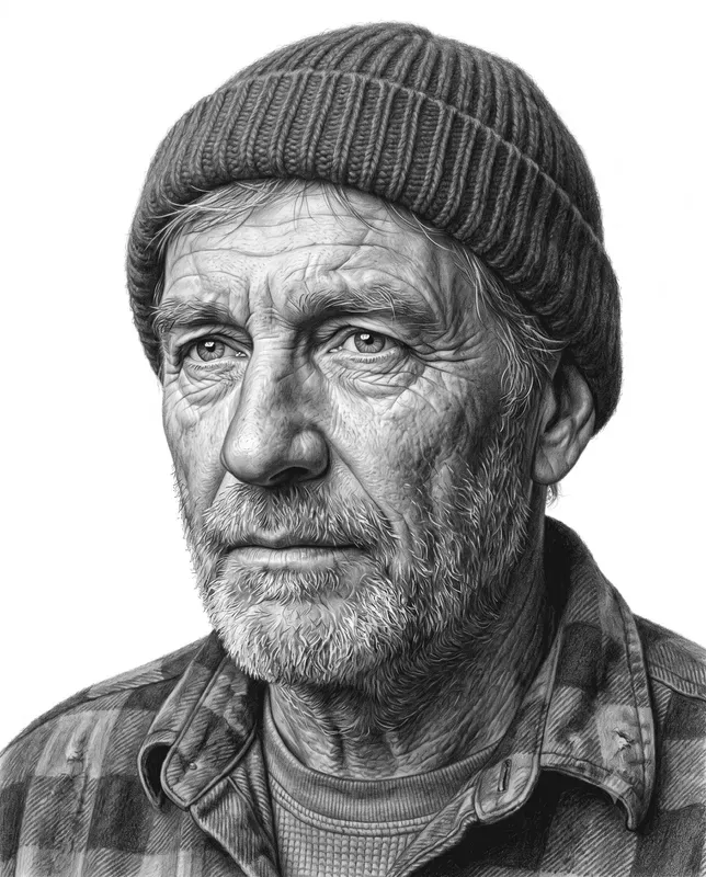 Hyperrealistic Pencil Portrait Sketches