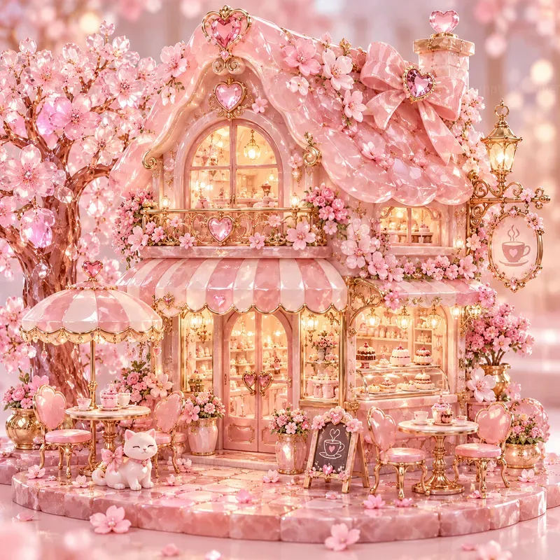 Kawaii Rose Quartz Collections