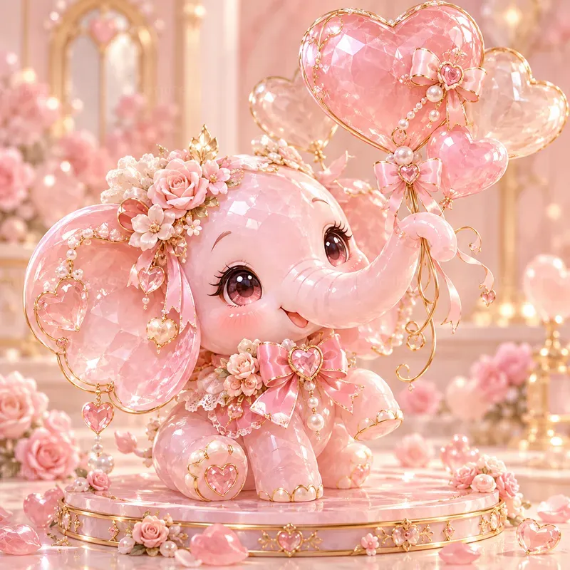 Kawaii Rose Quartz Collections