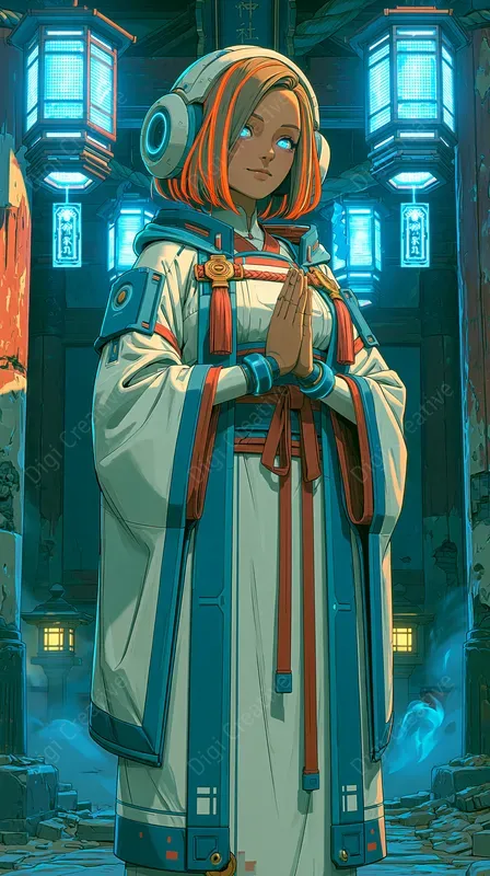 Urban Fantasy Anime Concept Art