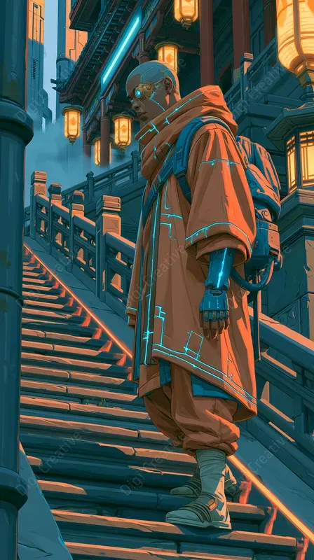 Urban Fantasy Anime Concept Art