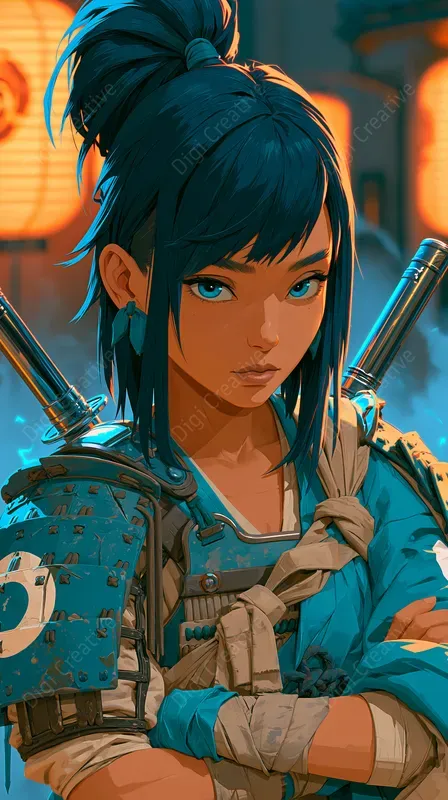 Urban Fantasy Anime Concept Art
