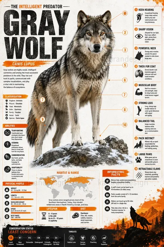 Wild Animal Infographic Generator
