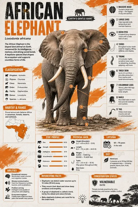 Wild Animal Infographic Generator
