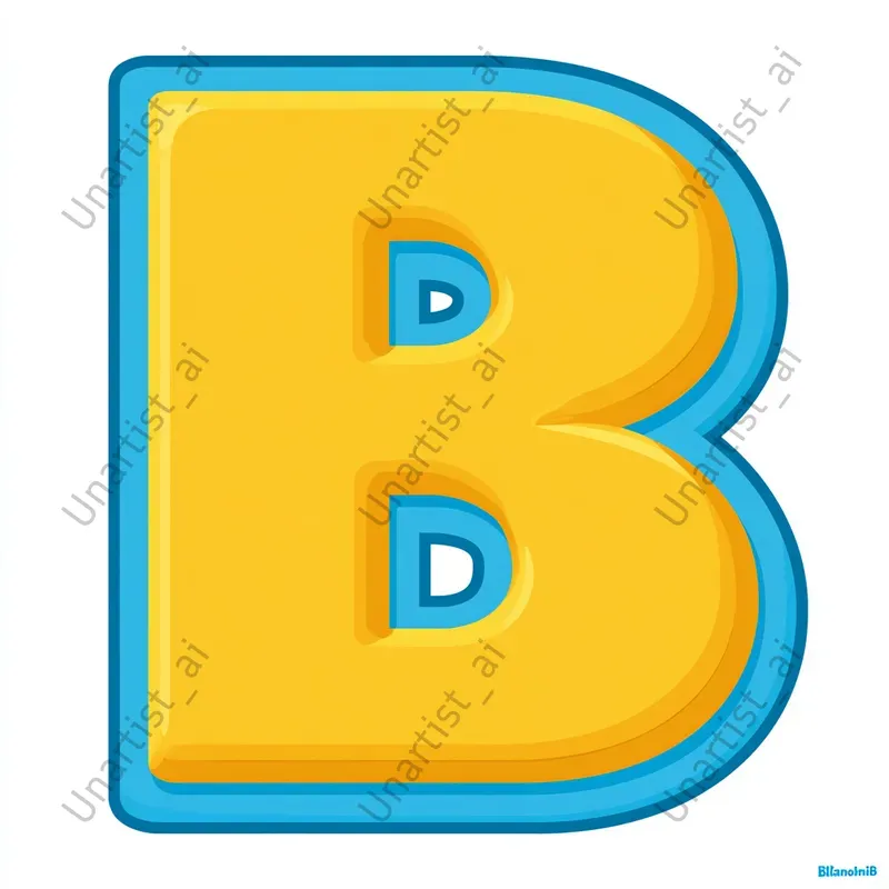 Cartoon Alphabet Letters