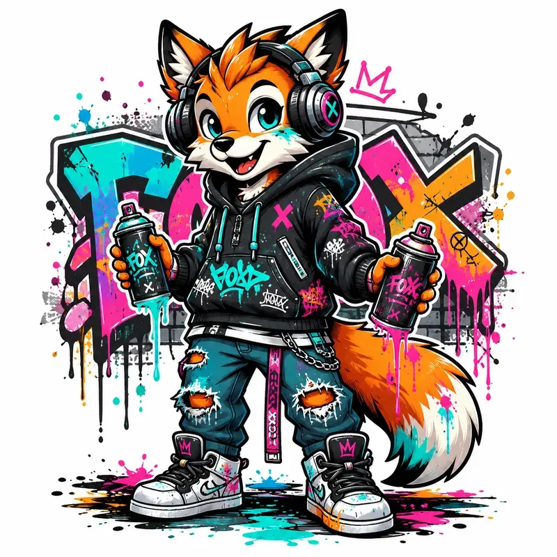 Urban Graffiti Mascots