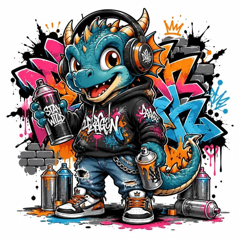 Urban Graffiti Mascots