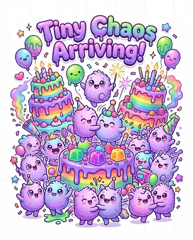 Kawaii Monster Party Card Packs