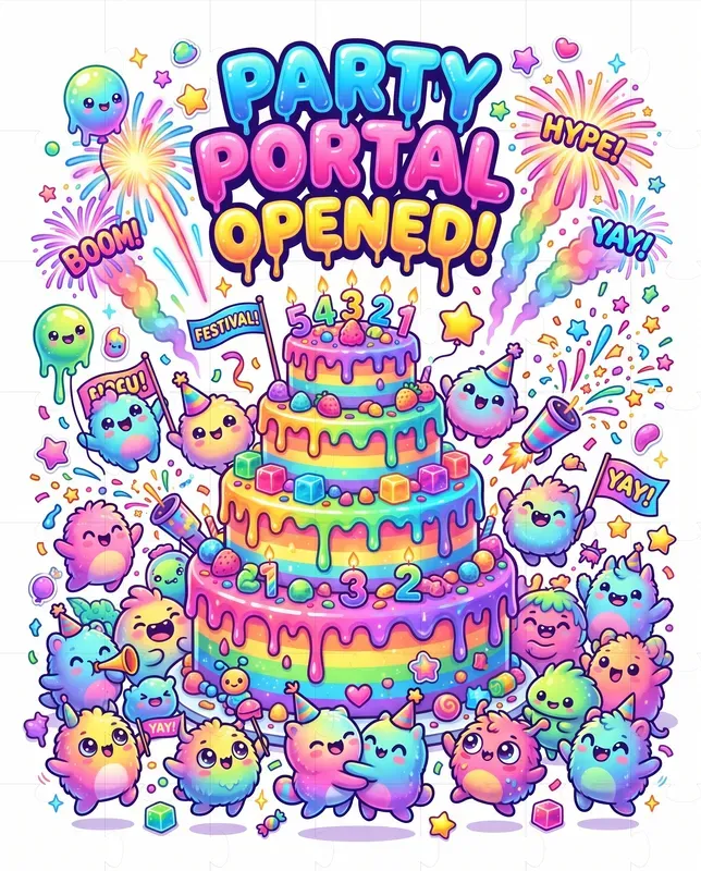 Kawaii Monster Party Card Packs