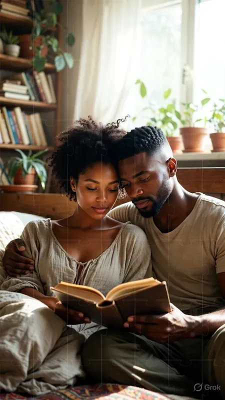 Modern Couple Living Together Portraits