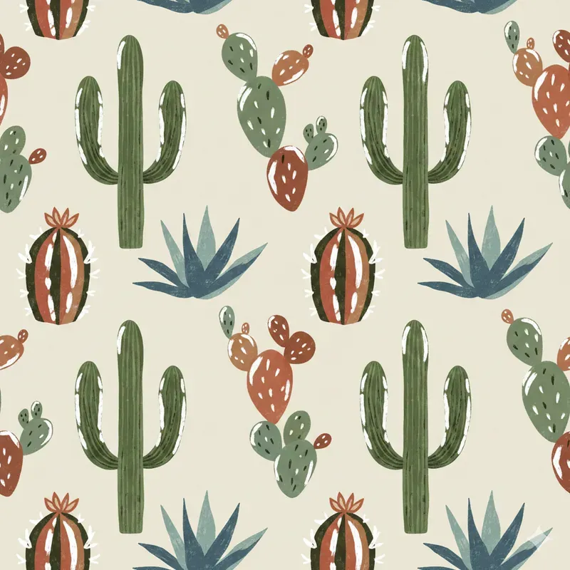 Drybrush Painting Seamless Patterns