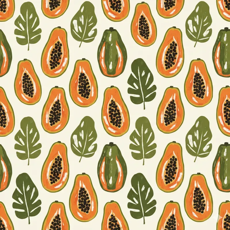 Drybrush Painting Seamless Patterns