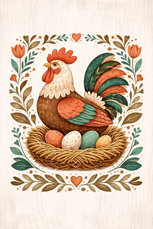 Nostalgic Folk Easter Junk Journal Kits