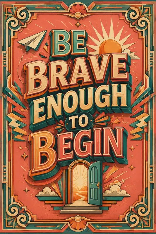 Retro Happiness Quote Posters