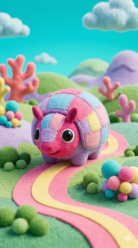 Surreal Felted Creature Worlds