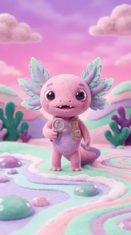 Surreal Felted Creature Worlds